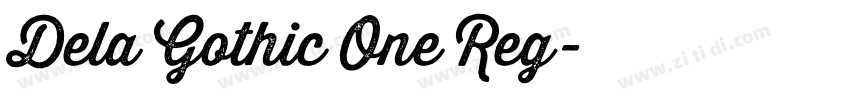 Dela Gothic One Reg字体转换 Dela Gothic One Reg字体转换